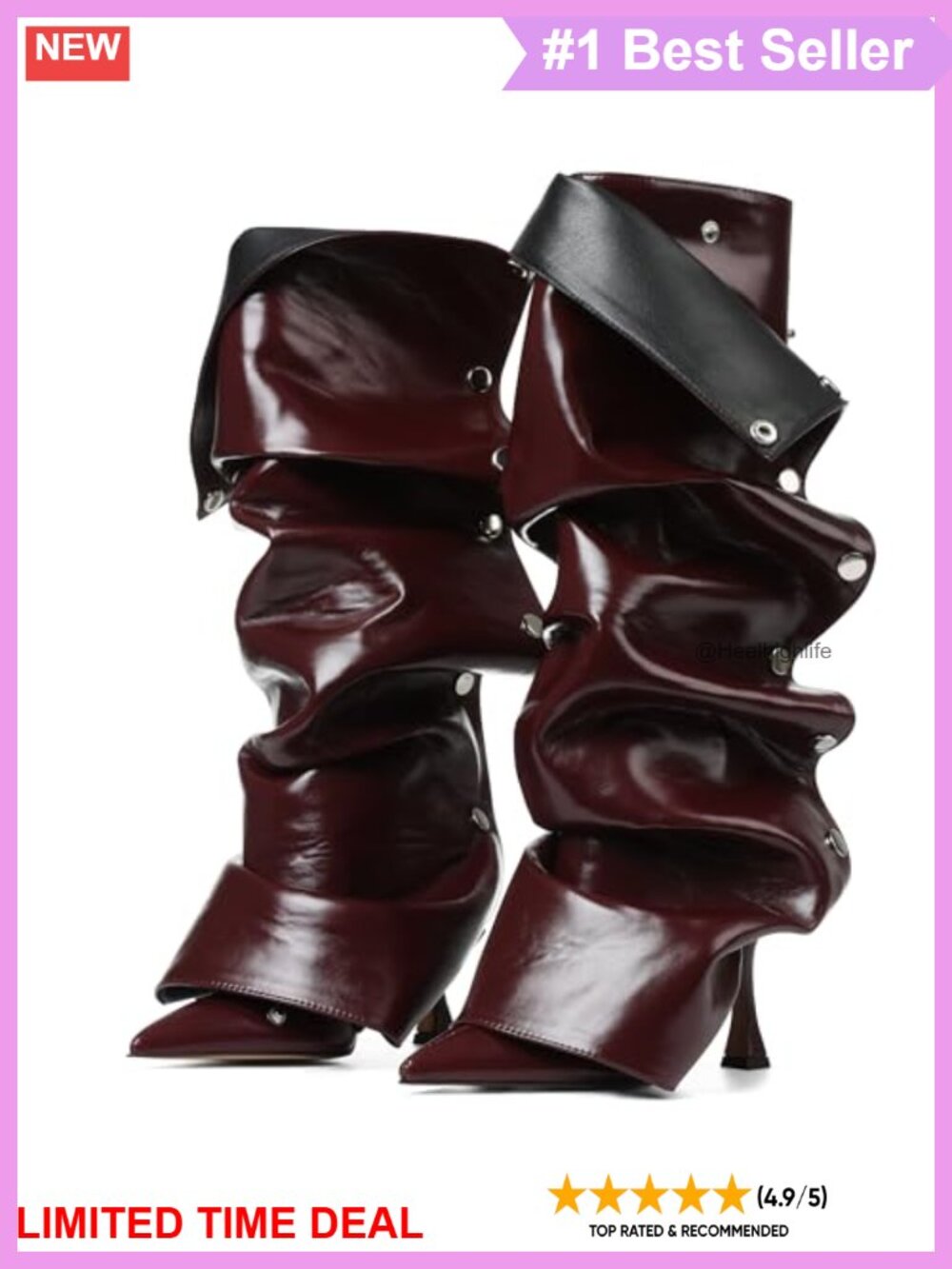 Suede Knee High Stiletto Boots Pointed Toe Slouchy Ruched Wide Calf
